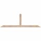 Ekena Millwork Portland Smooth Timber Gable Bracket, Douglas Fir, 72"W x 24"H x 1 1/2"D x 3 1/2"F, 8/12 Pitch GBW072X24X0204POR00SDF - alternate 1